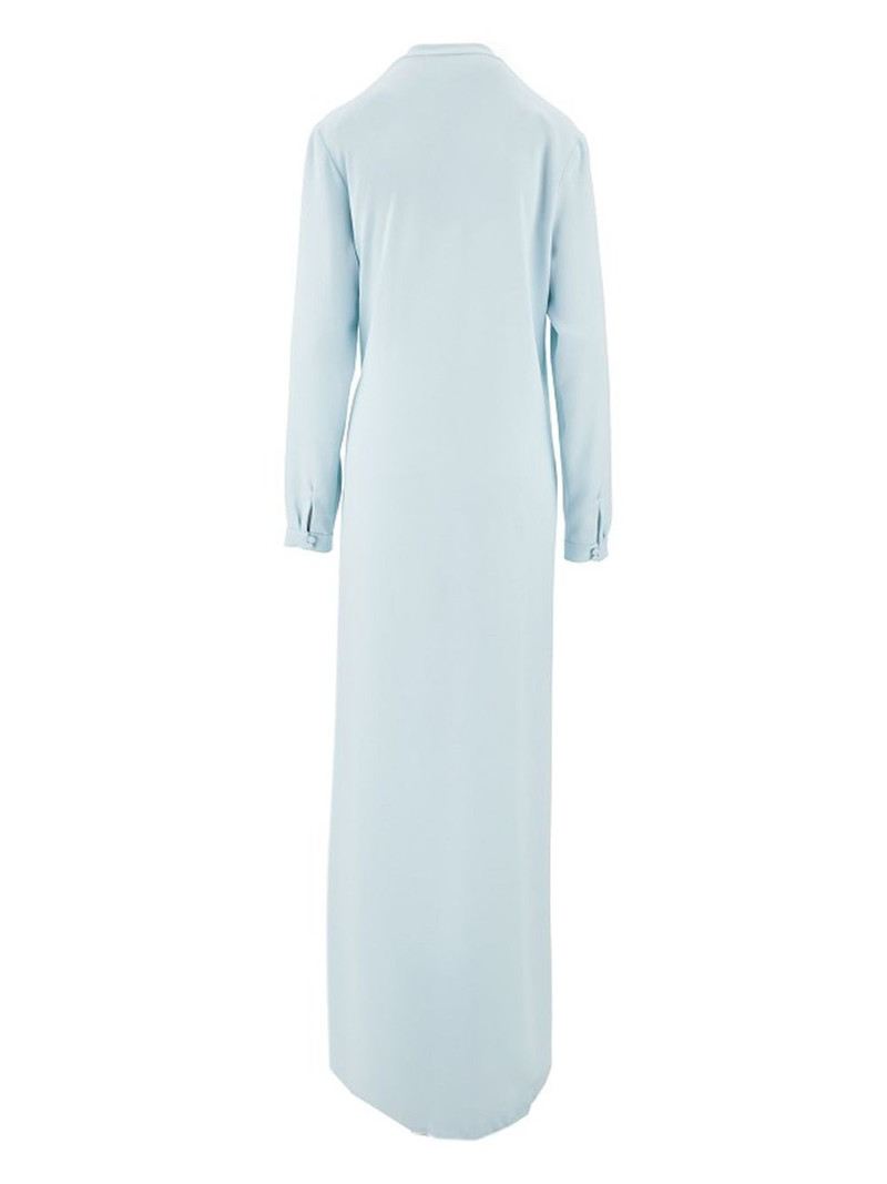 COSTARELLOS tie-front maxi dress outlook