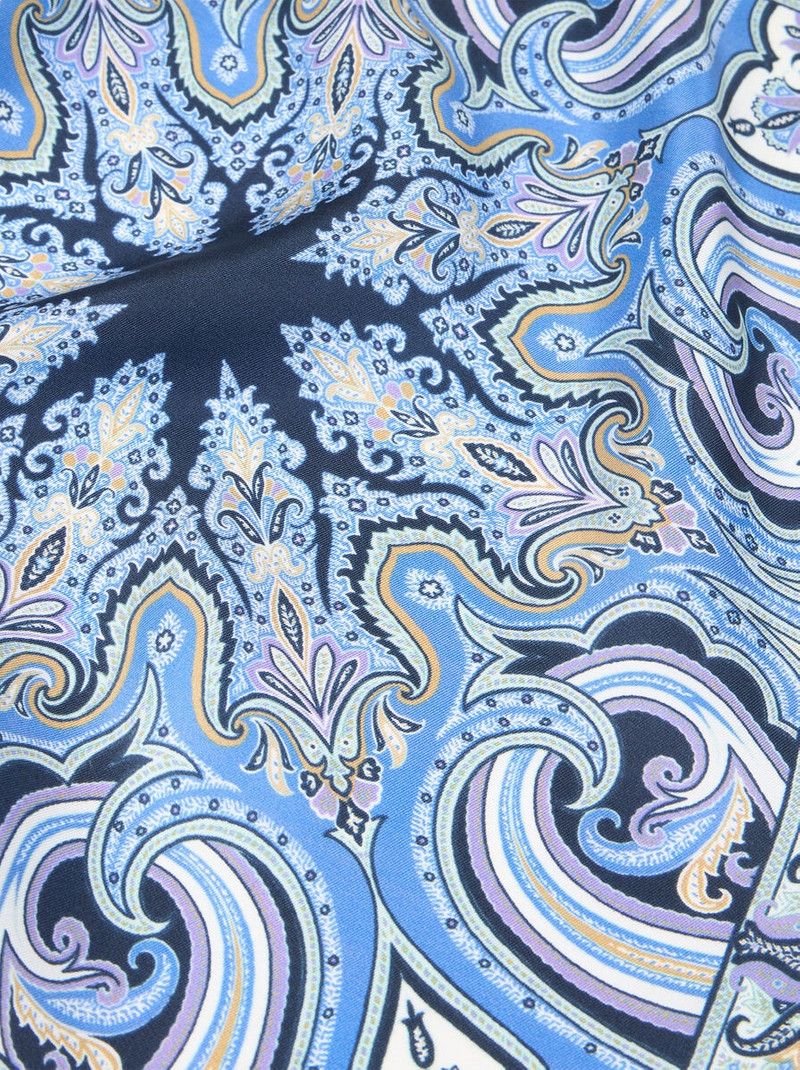 Etro PATTERNED SILK POCKET SQUARE outlook