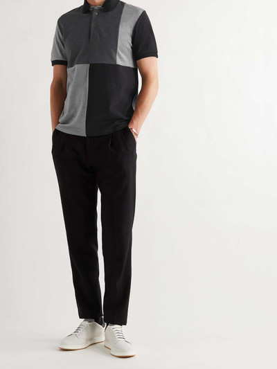 Etro Patchwork Cotton-Piqué Polo Shirt outlook