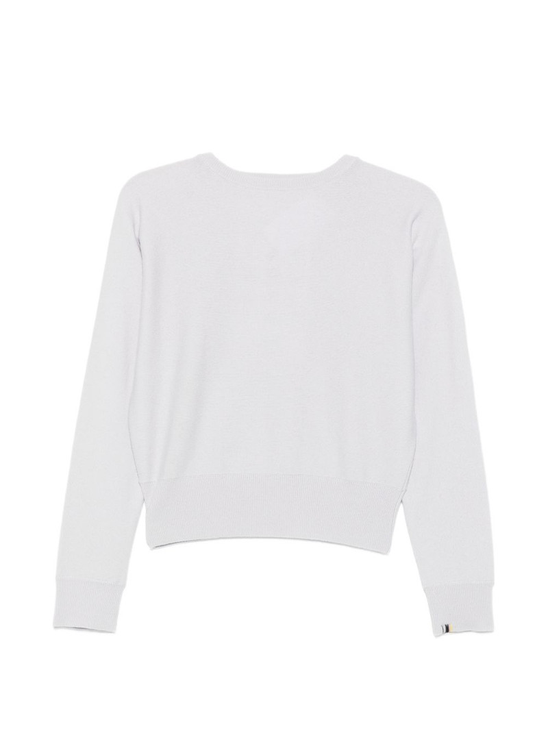 Nº382 Belle ribbed-trim sweater 1
