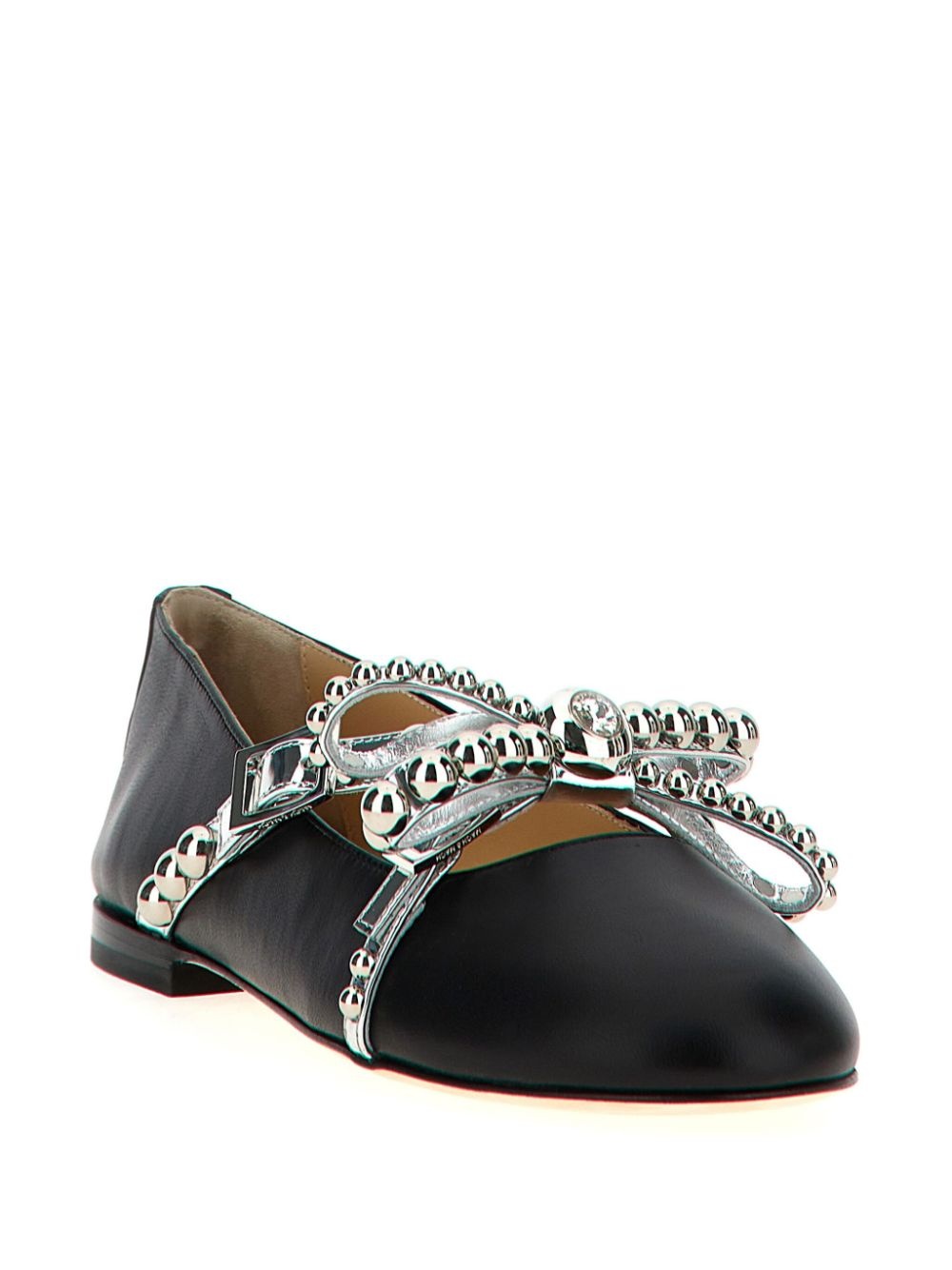 stud-embellished ballet flats - 2