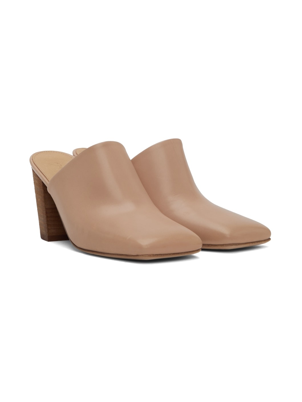 Beige Pinnettina Heels - 4