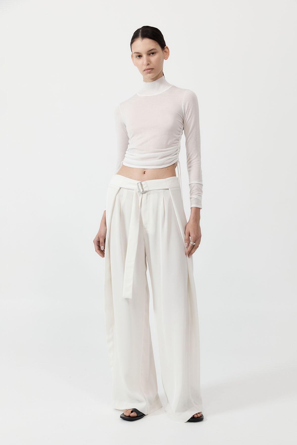 Fold Trousers - Off White - 5