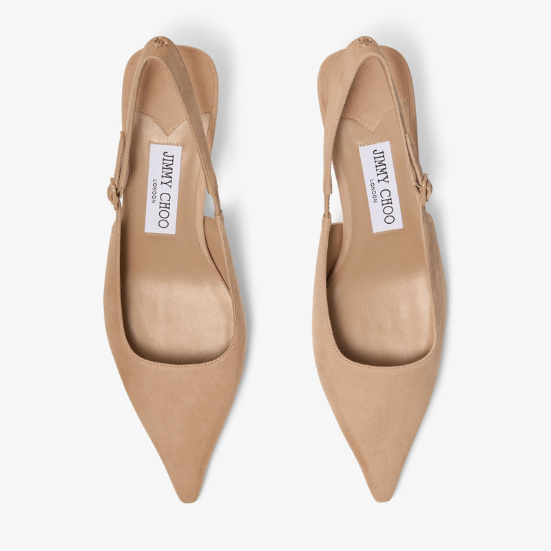 Amel 50 Chai Suede Slingbacks 4
