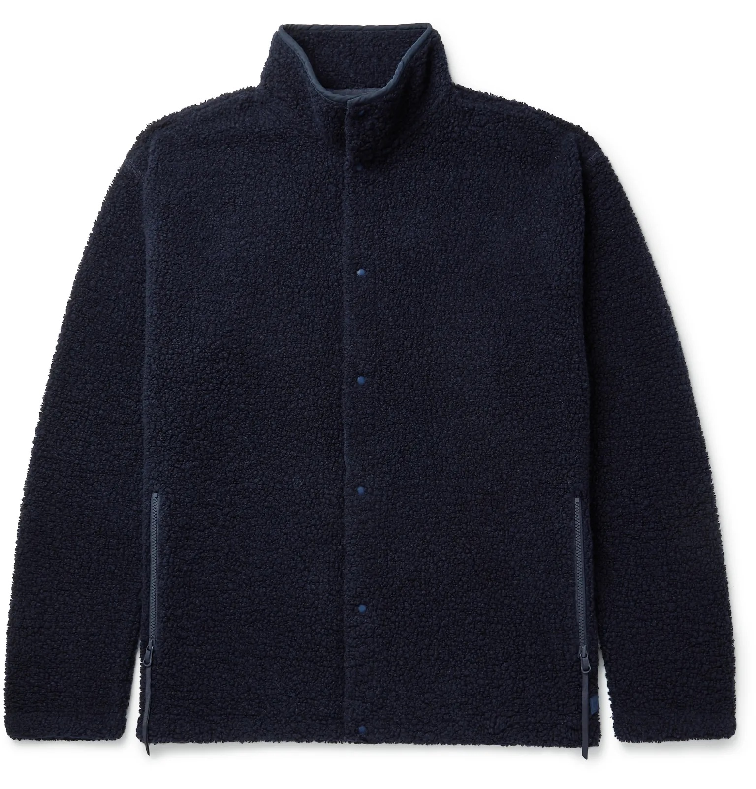 Wool-Blend Fleece Jacket - 1