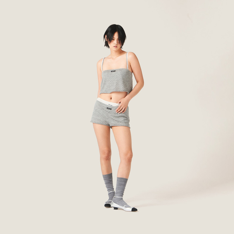 Miu Miu Cashmere and silk top outlook