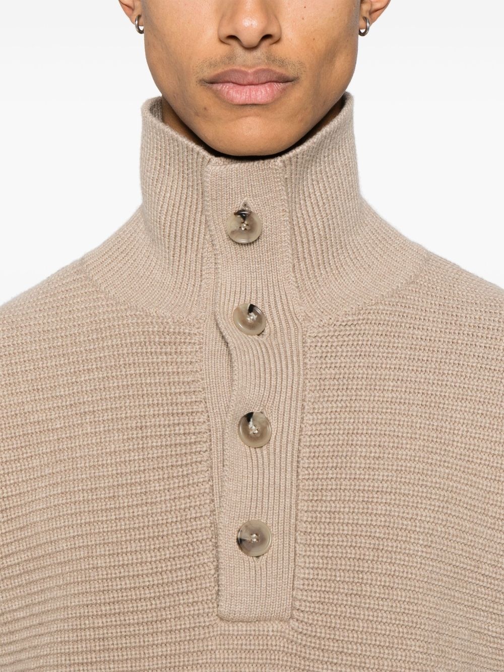 chunky-ribbed sweater - 5