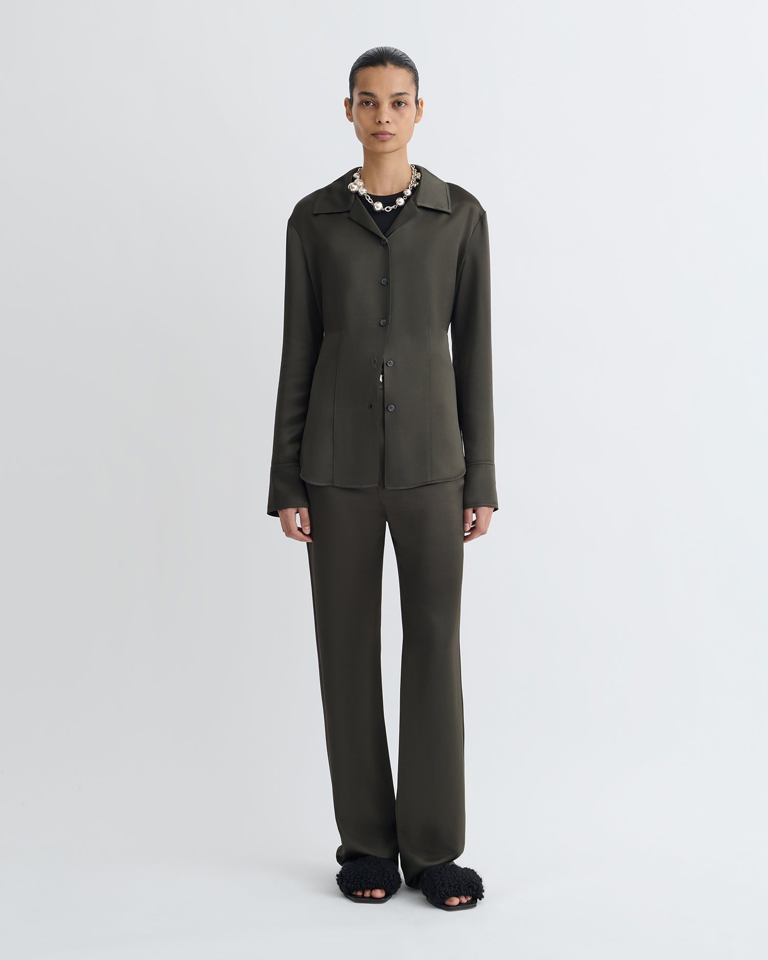 Slip Satin Shirt - 3