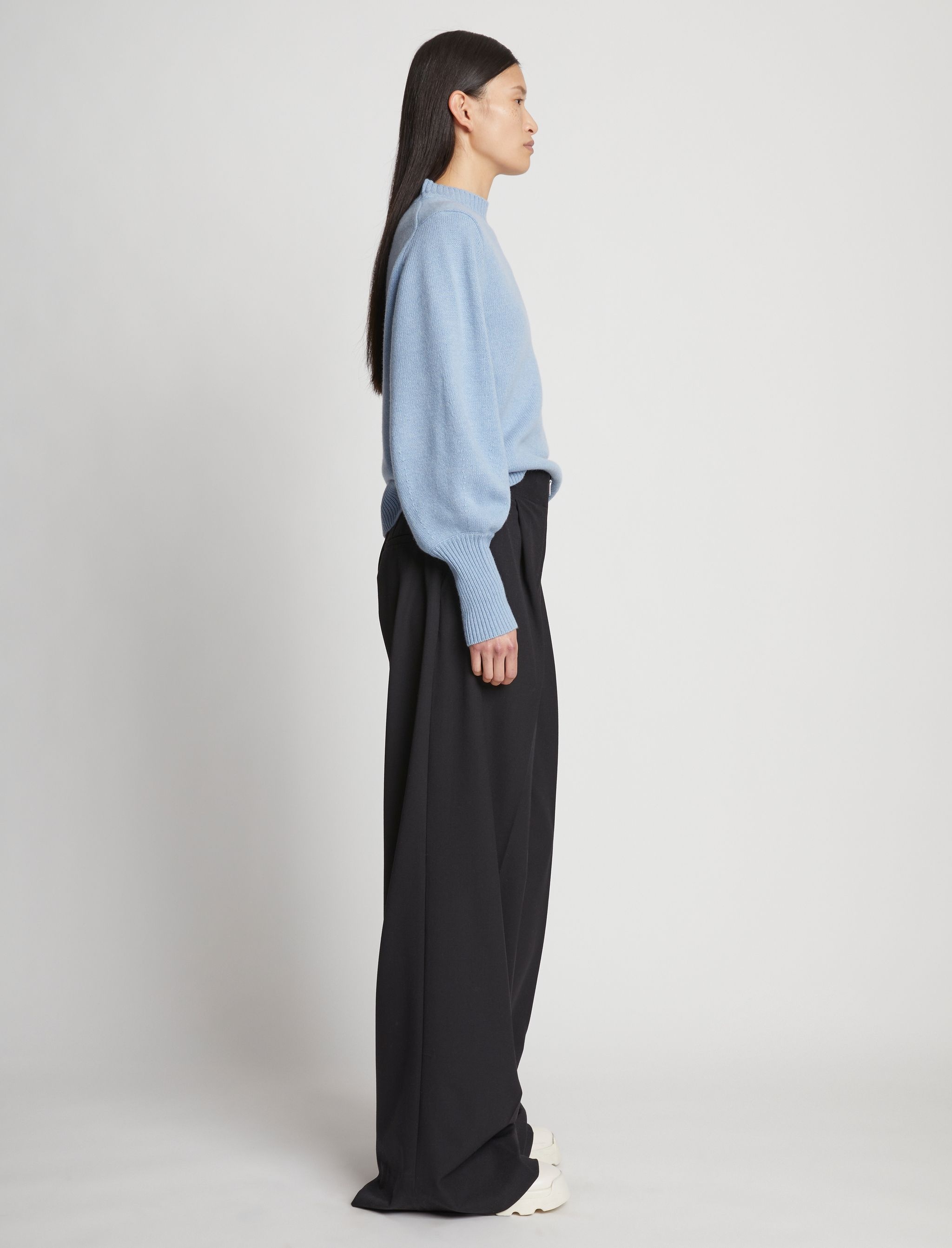 Eco Cashmere Balloon Sleeve Sweater - 4