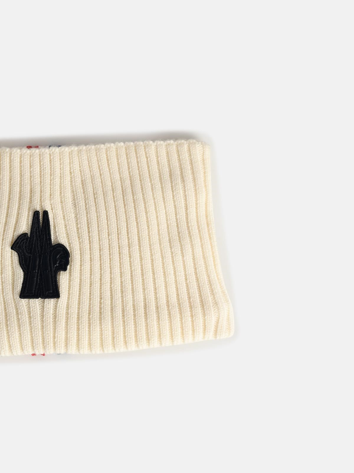 WHITE VIRGIN WOOL BAND - 3