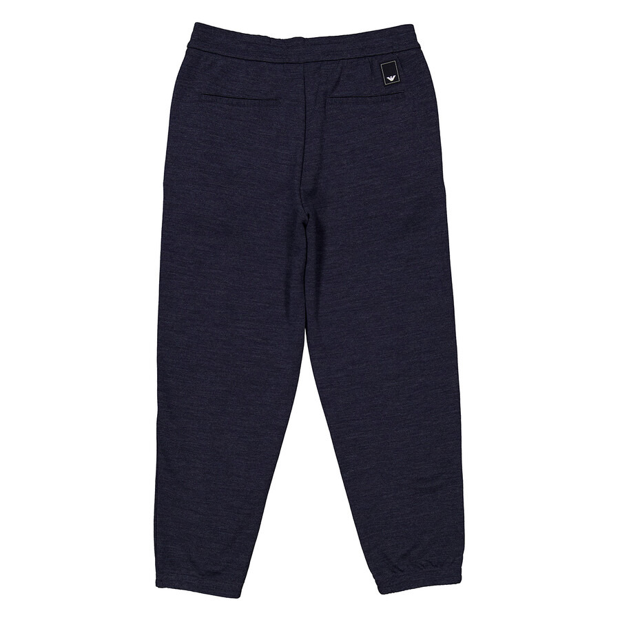 Emporio Armani Virgin Wool-Blend Jersey Joggers - 6