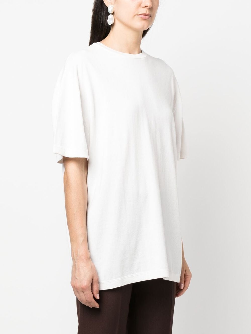 cotton-cashmere T-shirt - 3