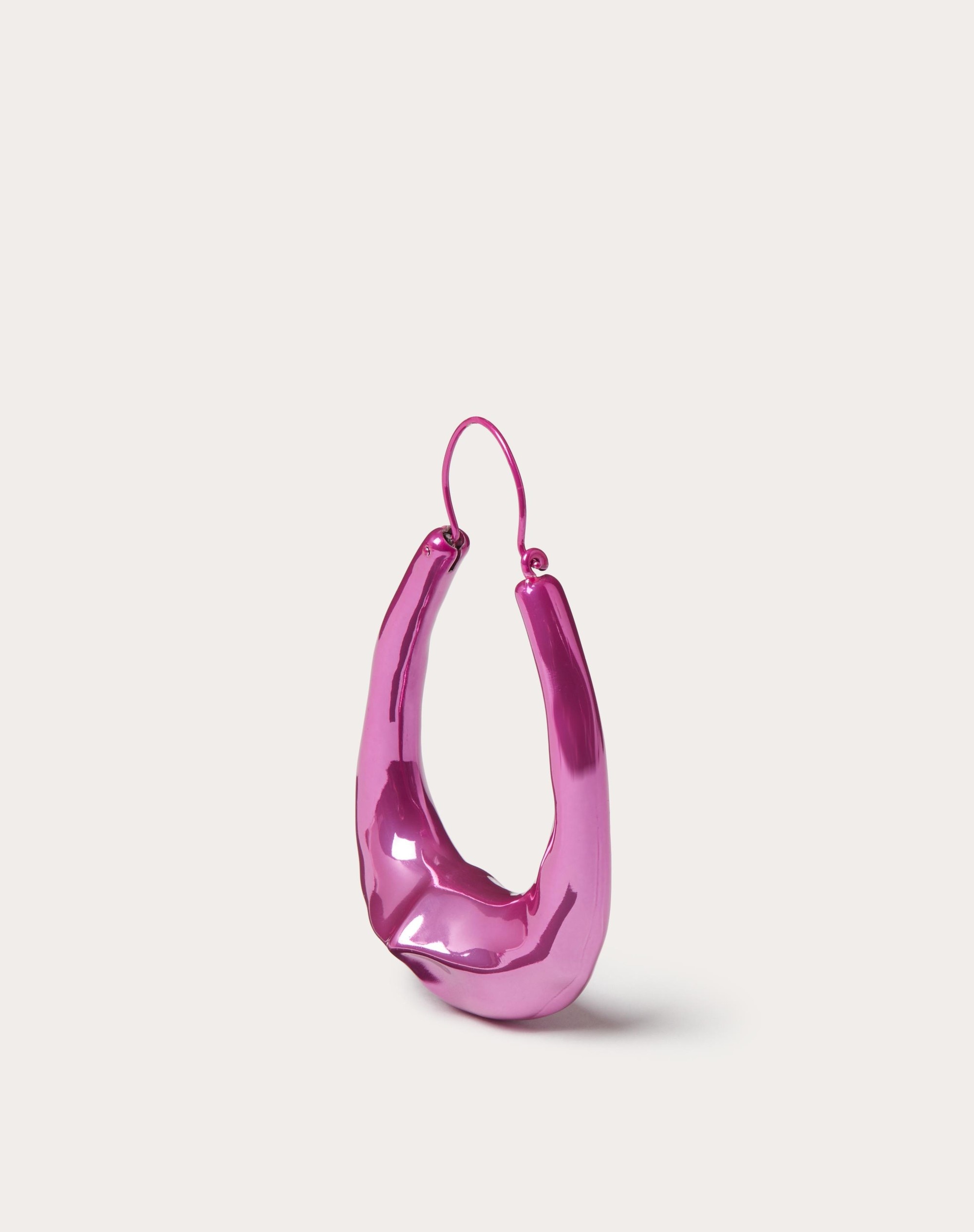 LIQUID STUD METAL EARRINGS - 3