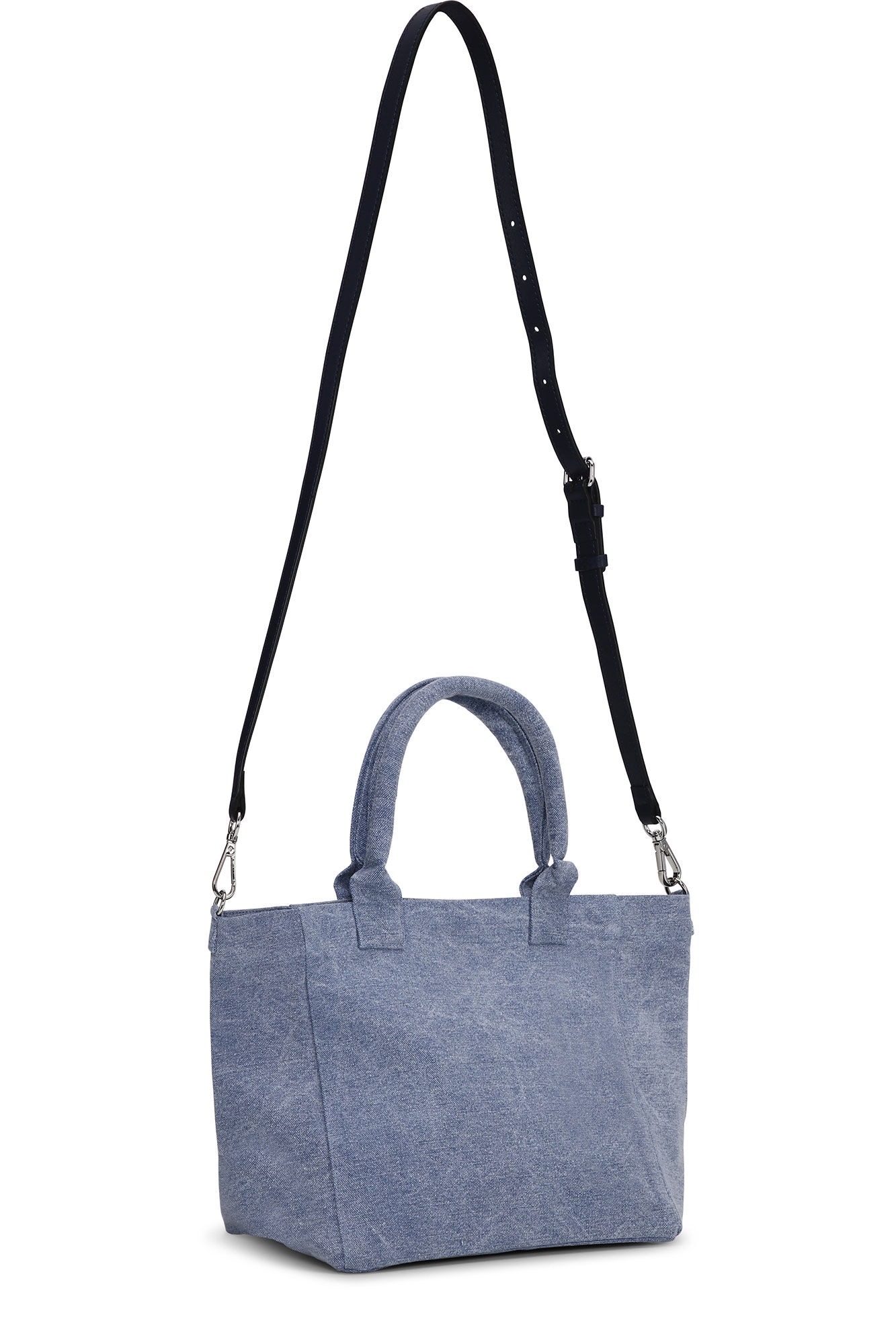 WASHED BLUE SMALL SHOPPER - 3