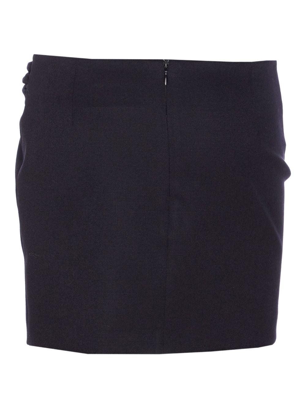 draped plaque-embellished skirt - 2