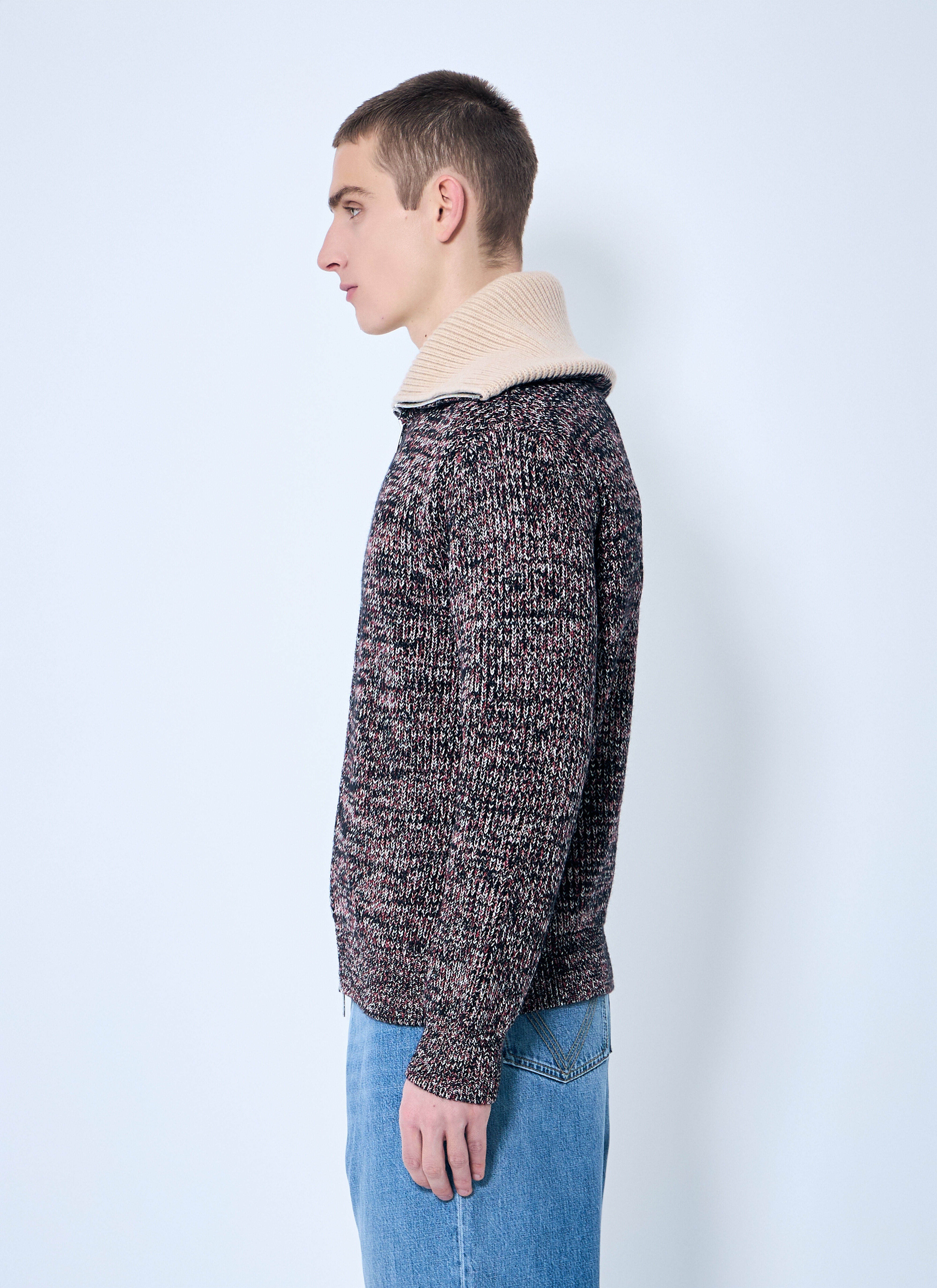 Cotton-And-Wool Cardigan - 3
