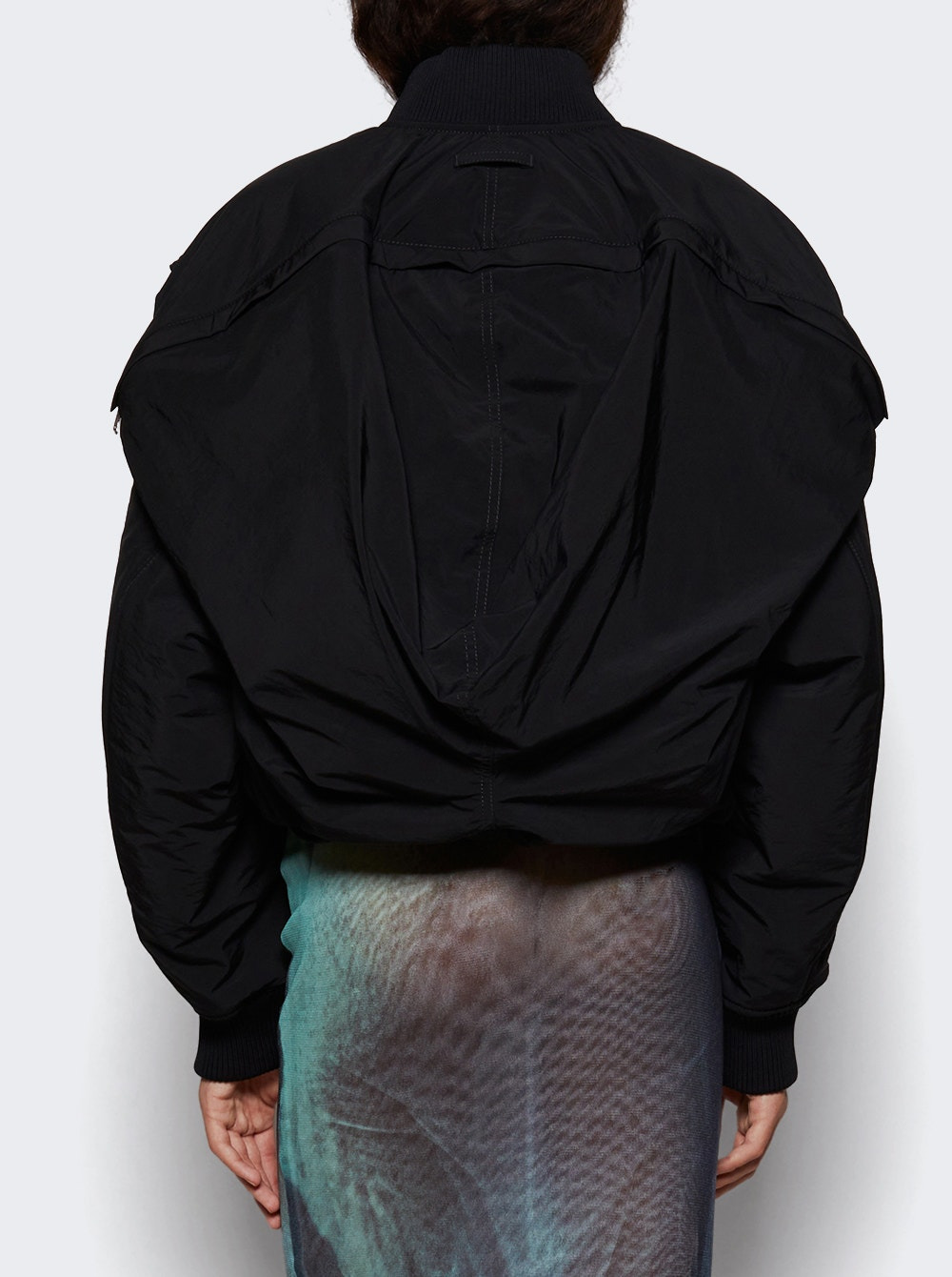Hidden Hood Bomber Jacket Black - 4