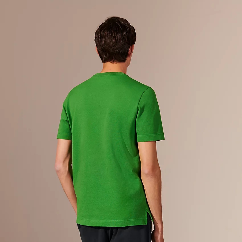 "H" embroidered T-shirt - 3