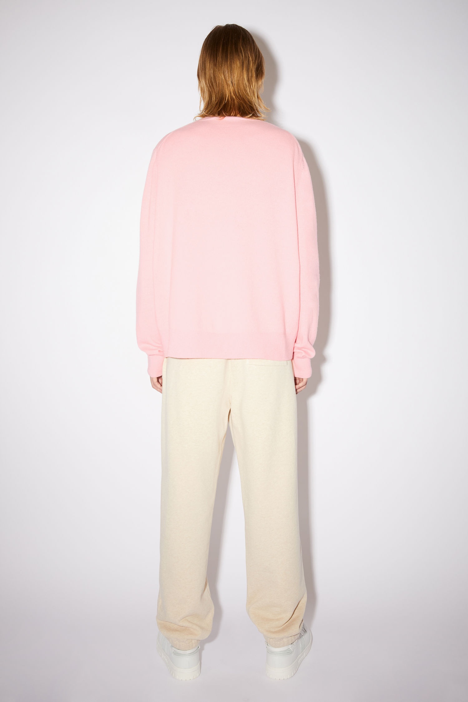 Crew neck sweater - Blush pink - 3