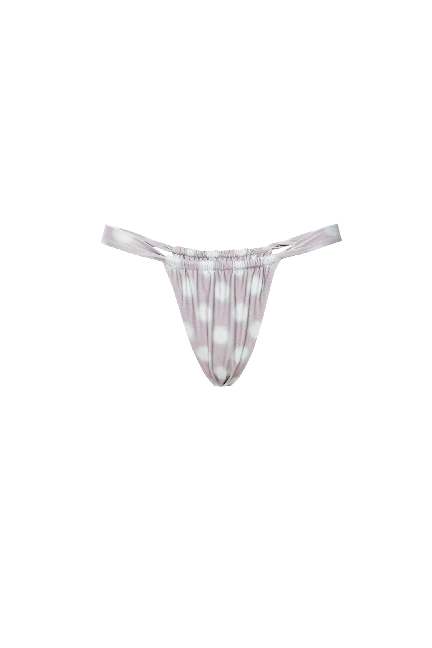 BALI BIKINI BOTTOM - MINT BLURRED DOT - 2