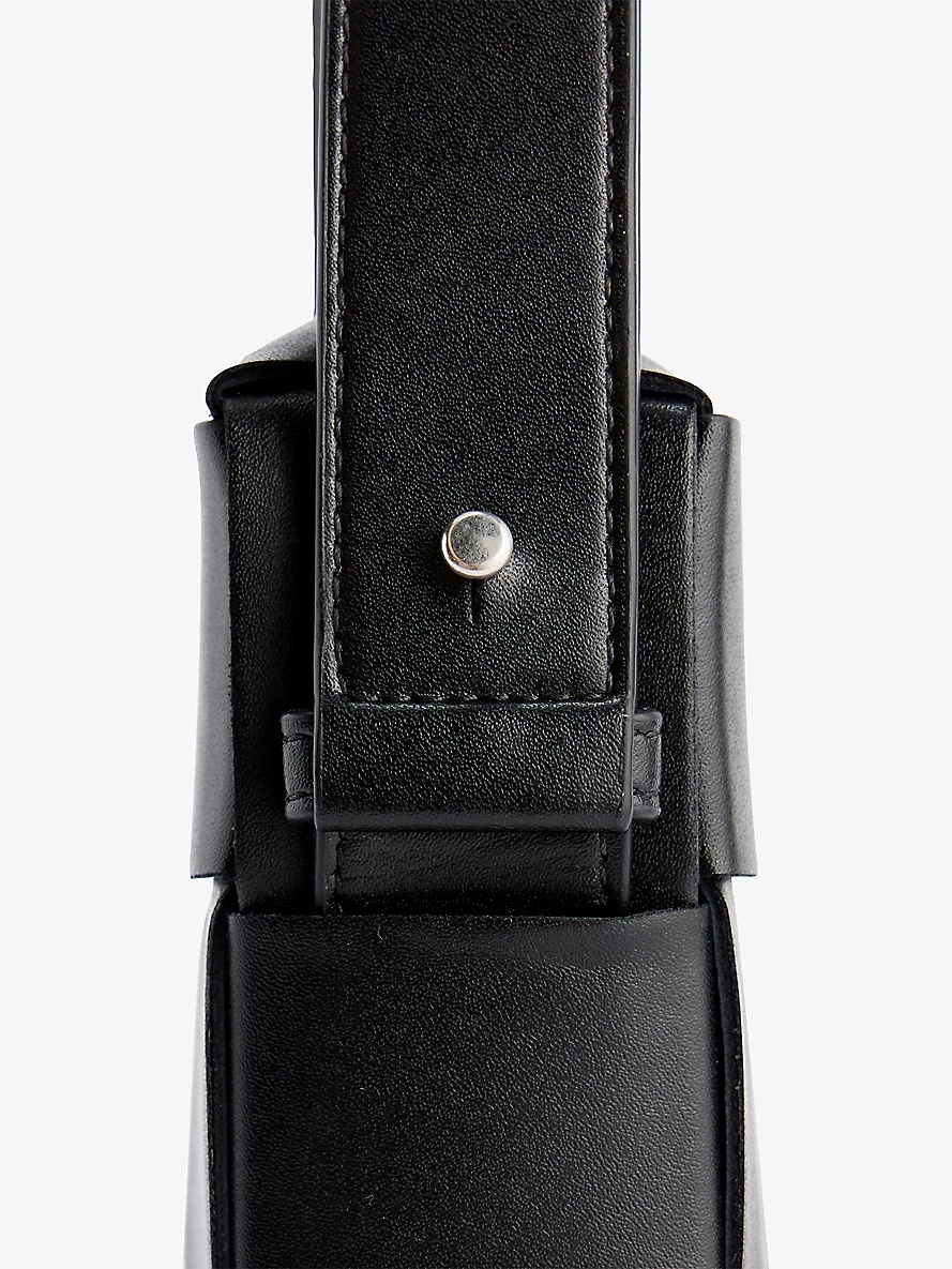 Cassette Intrecciato leather cross-body phone pouch - 2