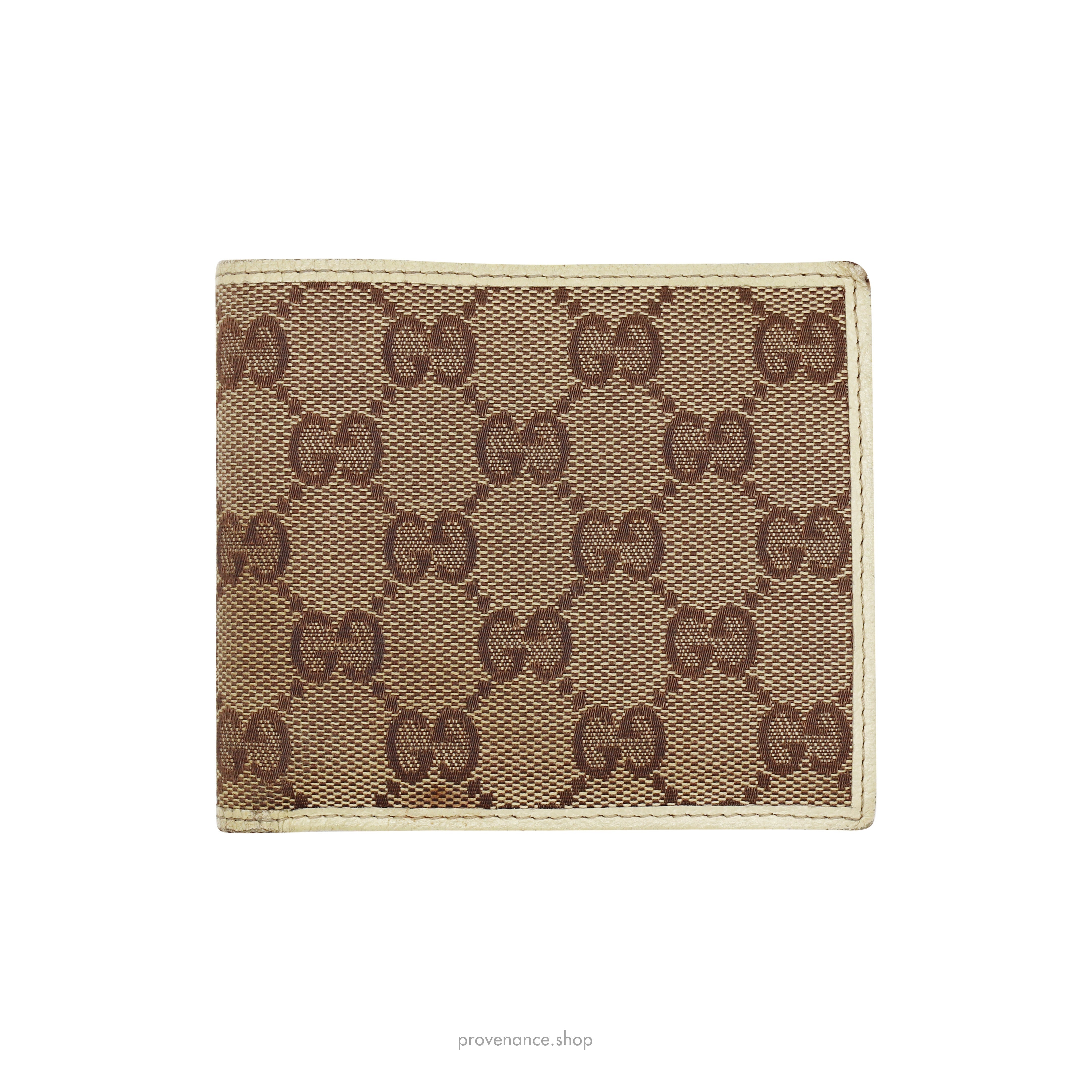Gucci GG Canvas Bifold Wallet - Brown - 2