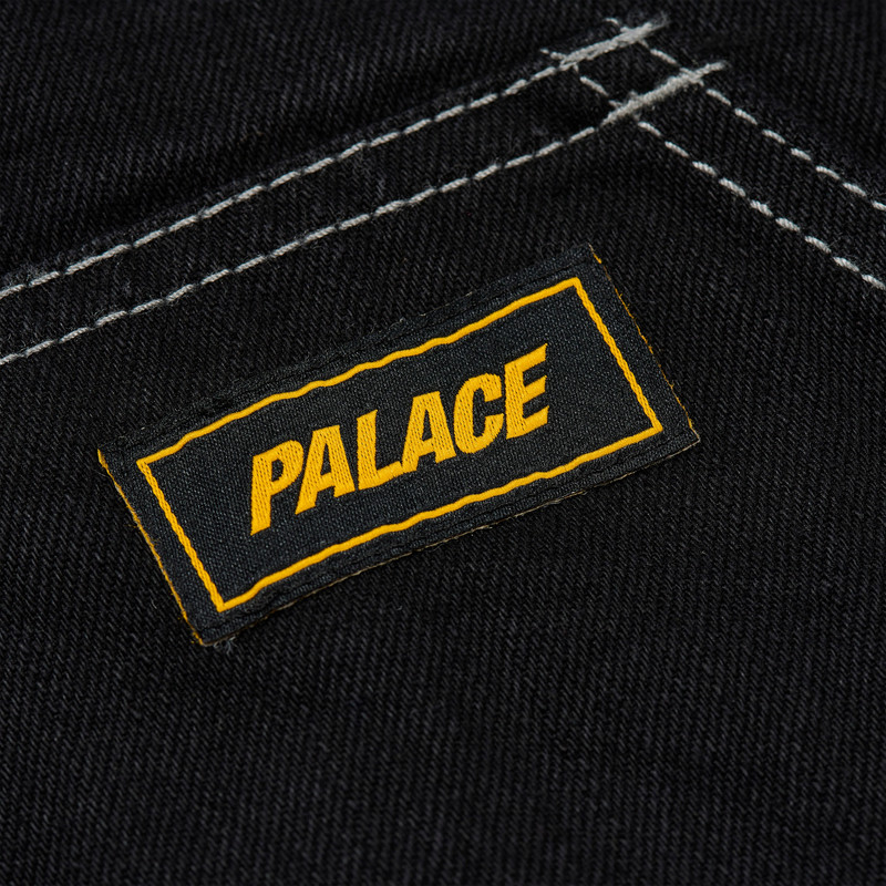 HOODED SHERP JACKET BLACK STONE WASH 4