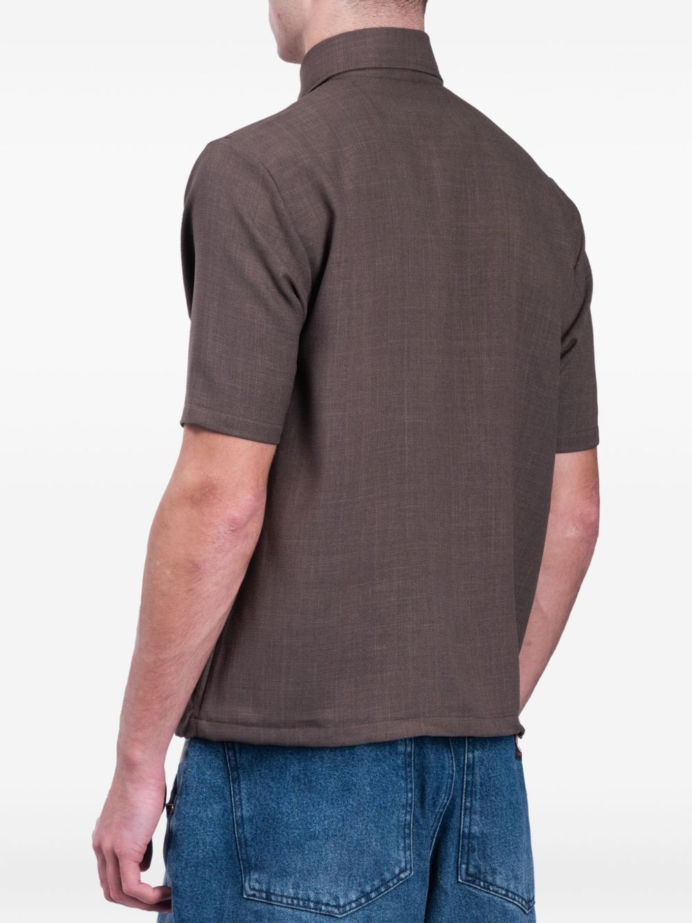 button-fastening polo shirt - 3