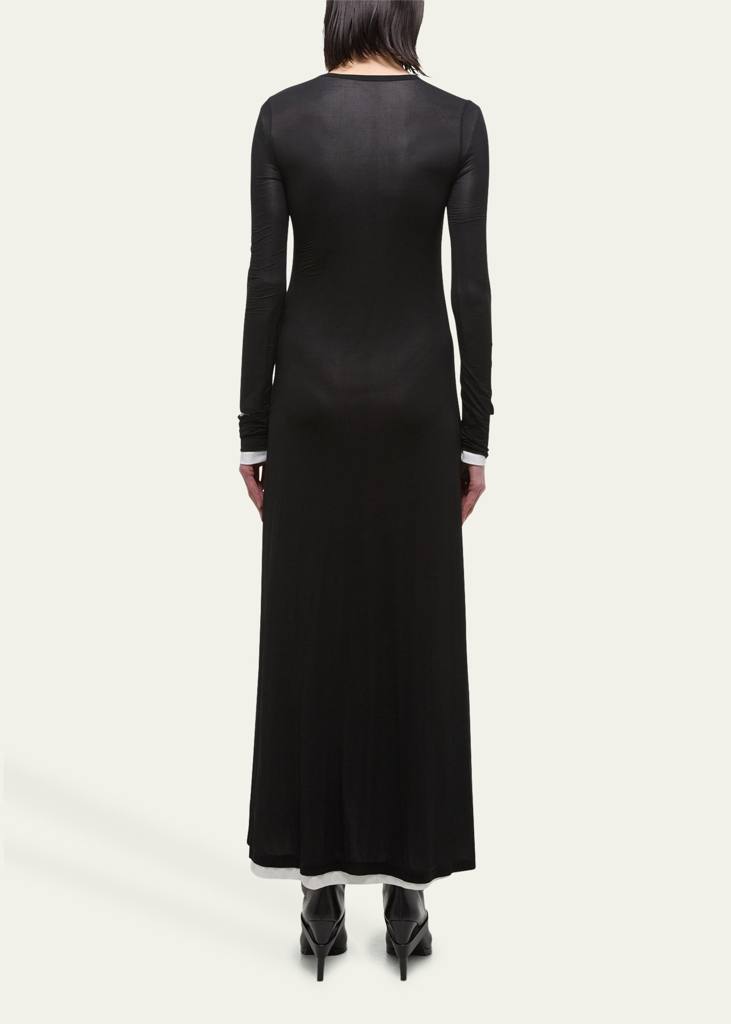 Double-Layer Maxi Dress - 3