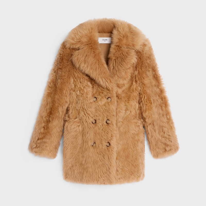 peacoat in shearling lambskin 1