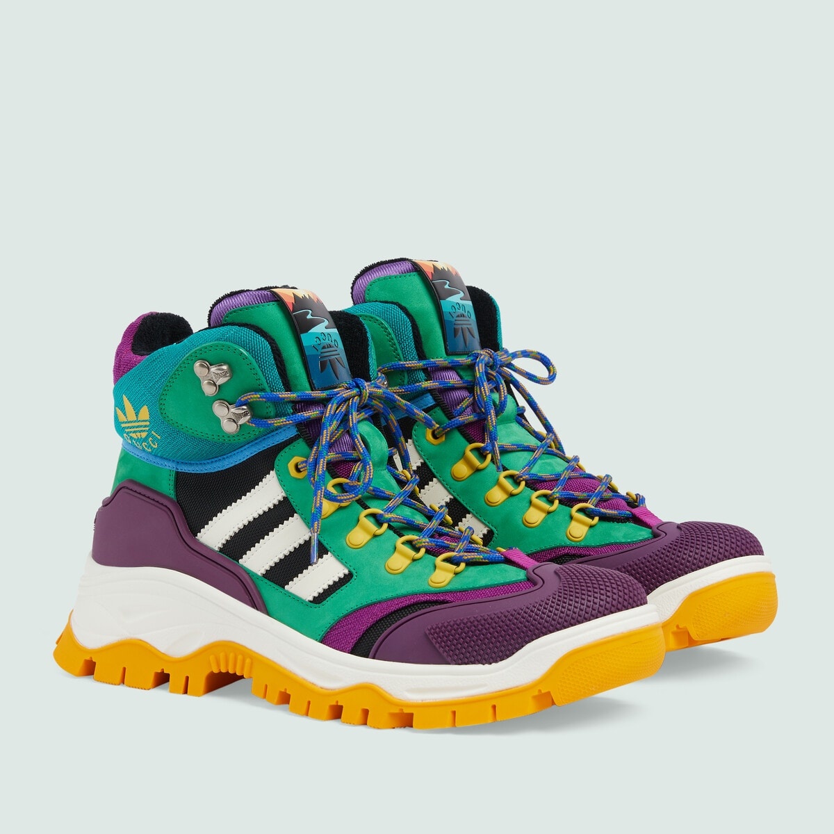 adidas x Gucci men's lace up boot - 2