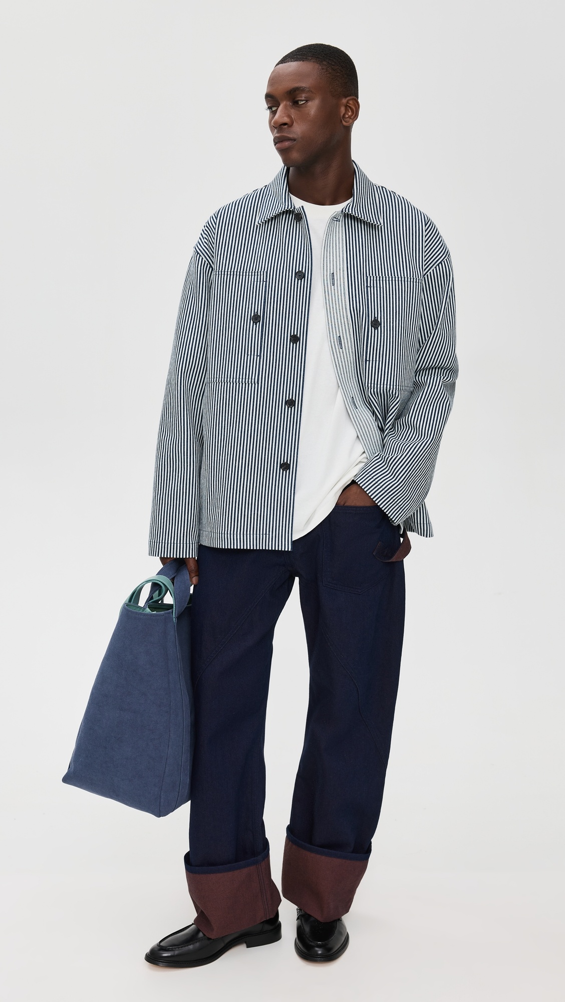 Turn Up Twisted Workwear Jeans - 4