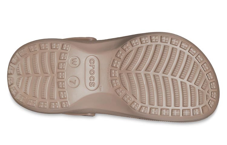 (WMNS) Crocs Classic Platform Lined Clogs 'Mushroom' 207938-195 - 6