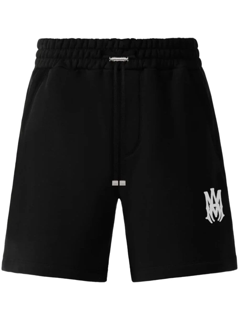 logo-print track shorts - 1