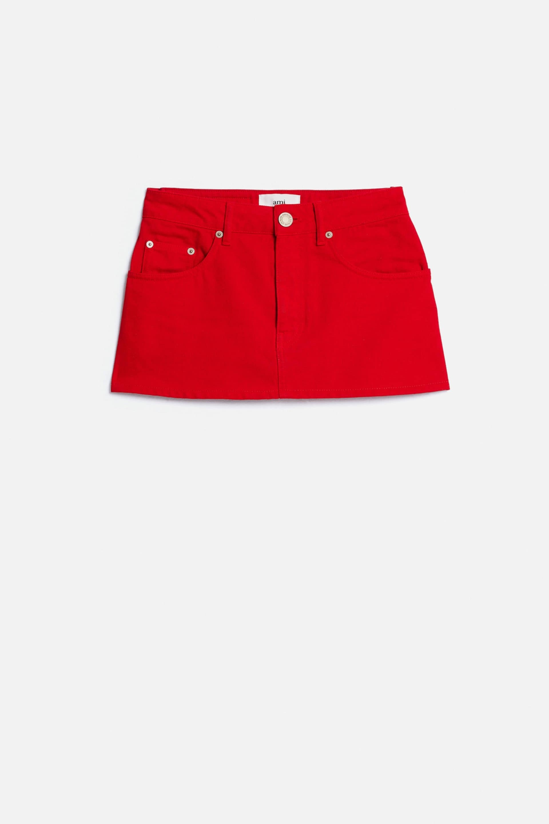 Five Pockets Mini Skirt - 1