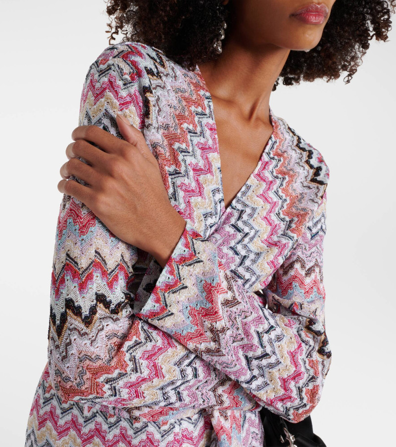Printed lamé jumpsuit 5