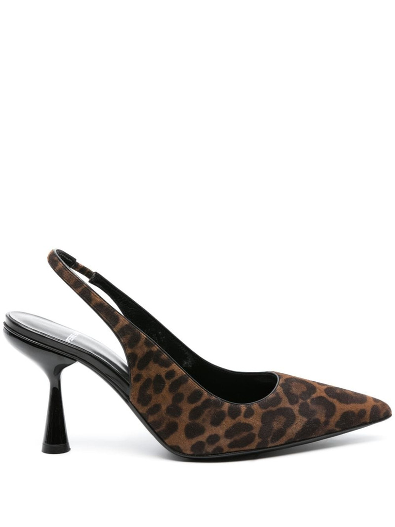 Scuba 90mm leopard-printed pumps 1