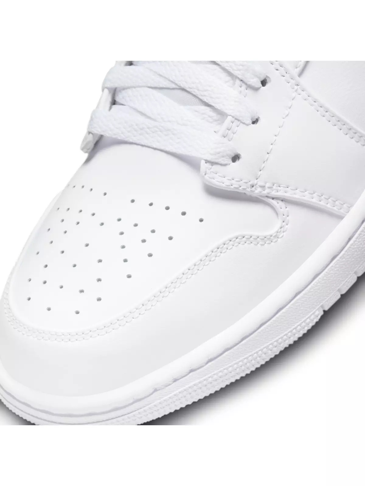 1 Mid "White/White" Men's Shoe - 3