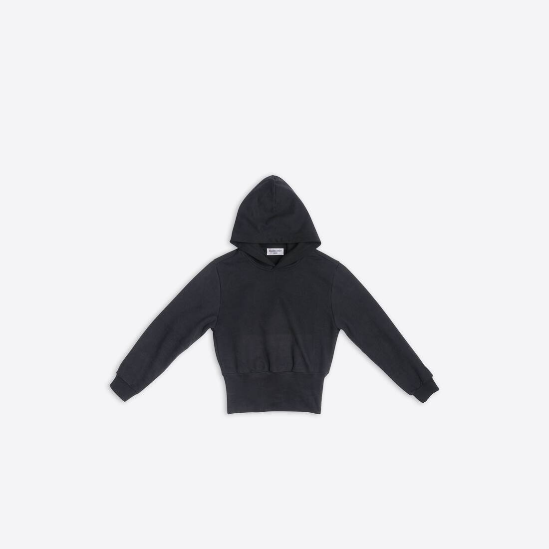 Women's Sporty B Tuck-in Hoodie in Black - 1