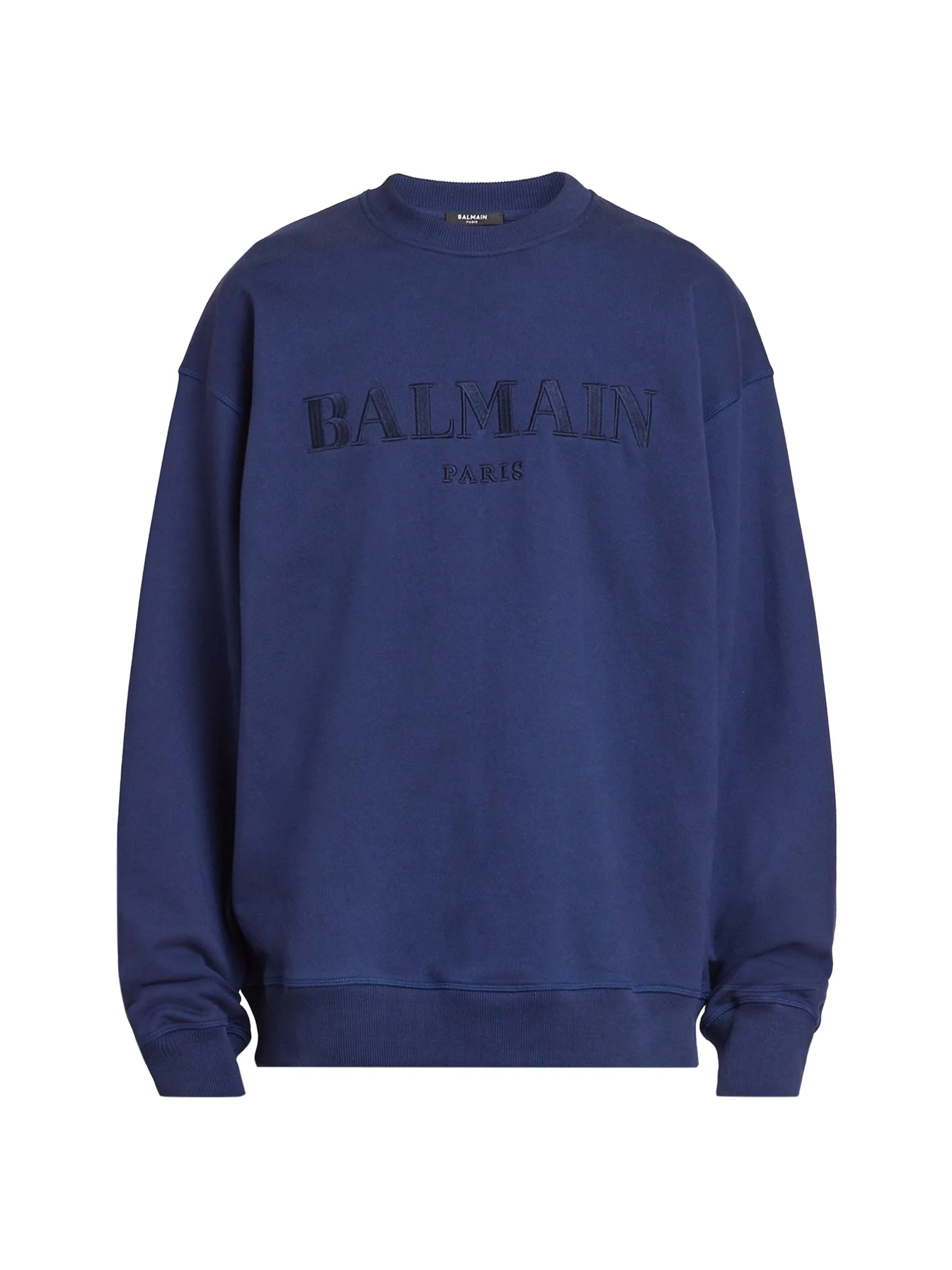 Men's Vintage Logo Cotton Sweatshirt - Bleu - 1