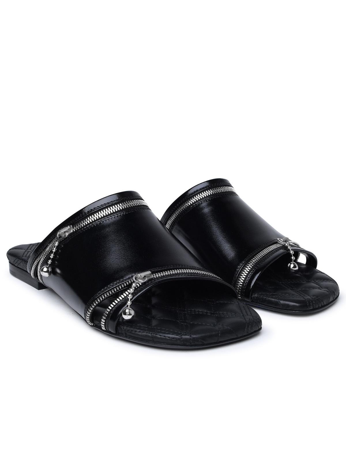 Burberry Woman Burberry Black Leather Slippers - 2