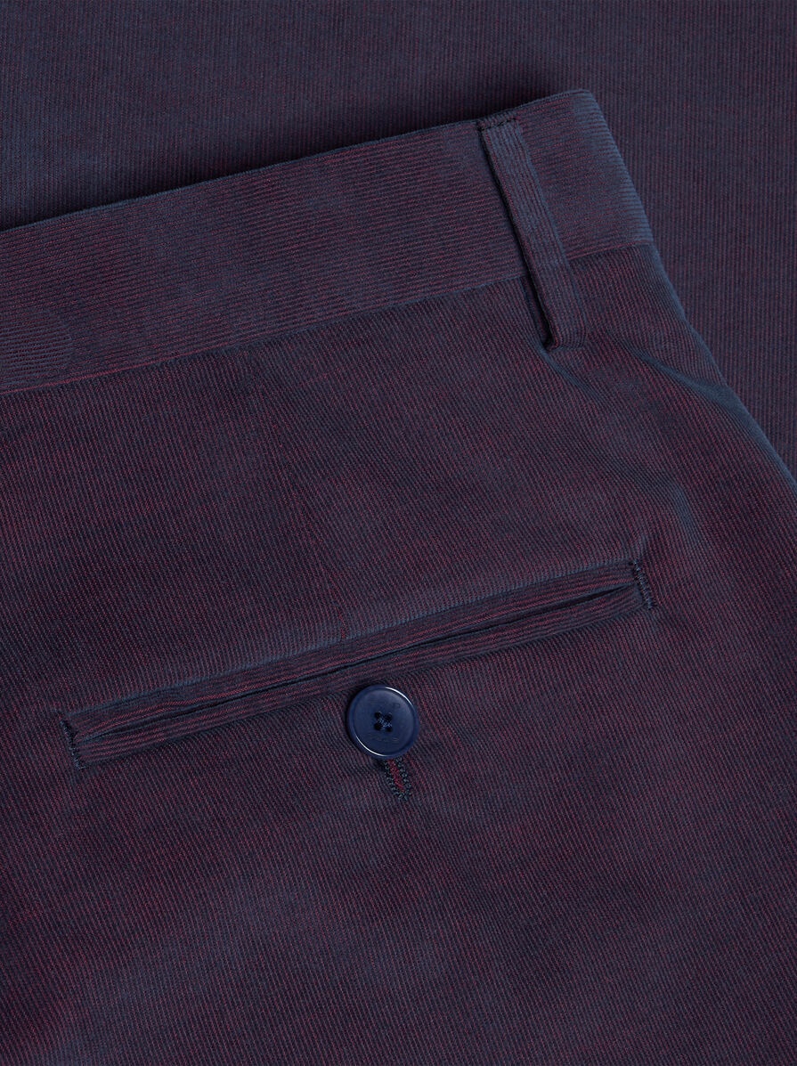 VELVET TROUSERS WITH PLEATS - 7