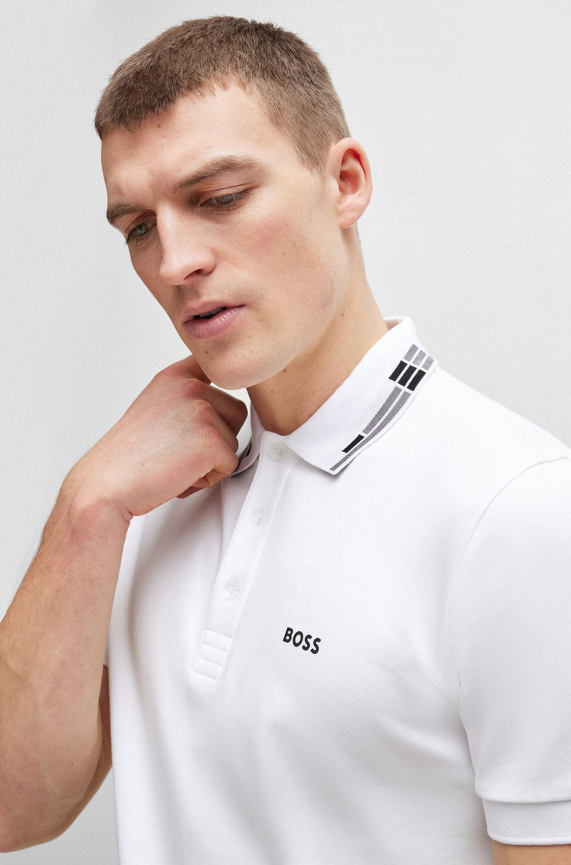 INTERLOCK-COTTON SLIM-FIT POLO SHIRT WITH COLLAR GRAPHICS 3