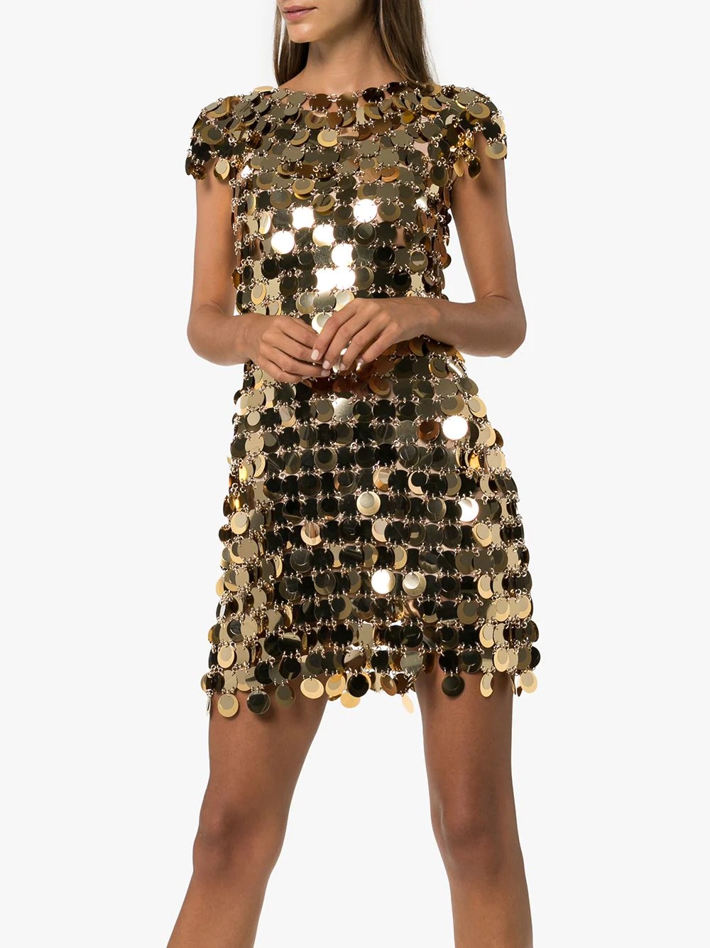 chainmail mini dress - 3