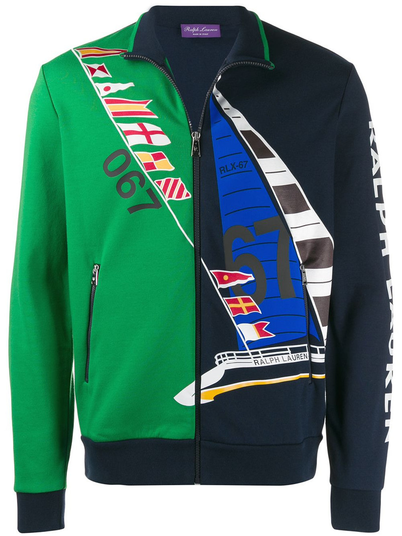 printed zipped jacket 1