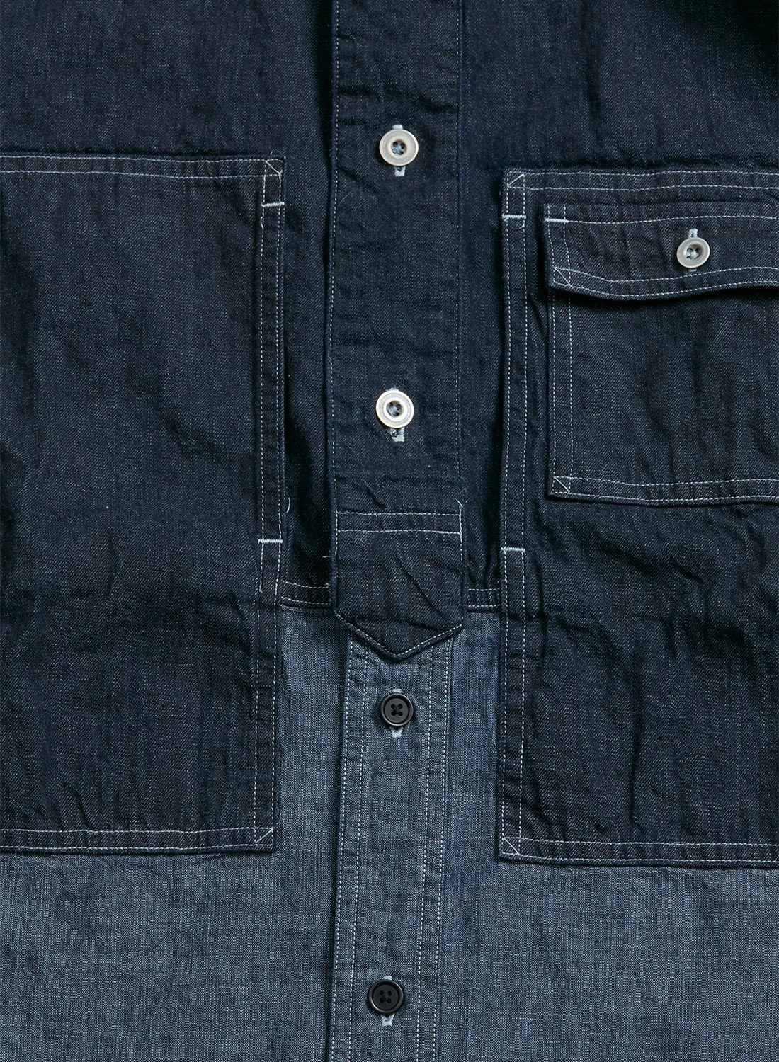 Utility Shirt Type 2 10oz Denim in Indigo - 3
