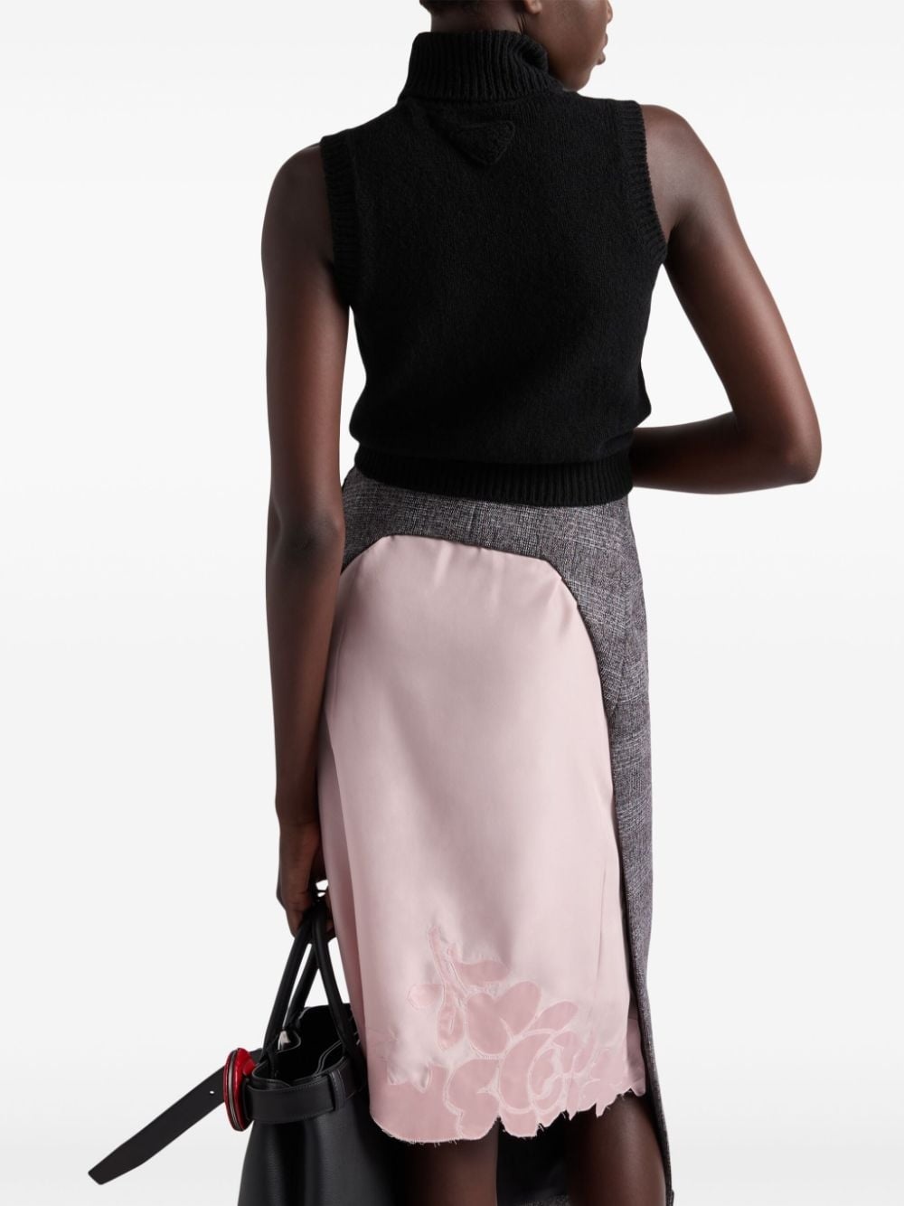 roll-neck cashmere vest - 4