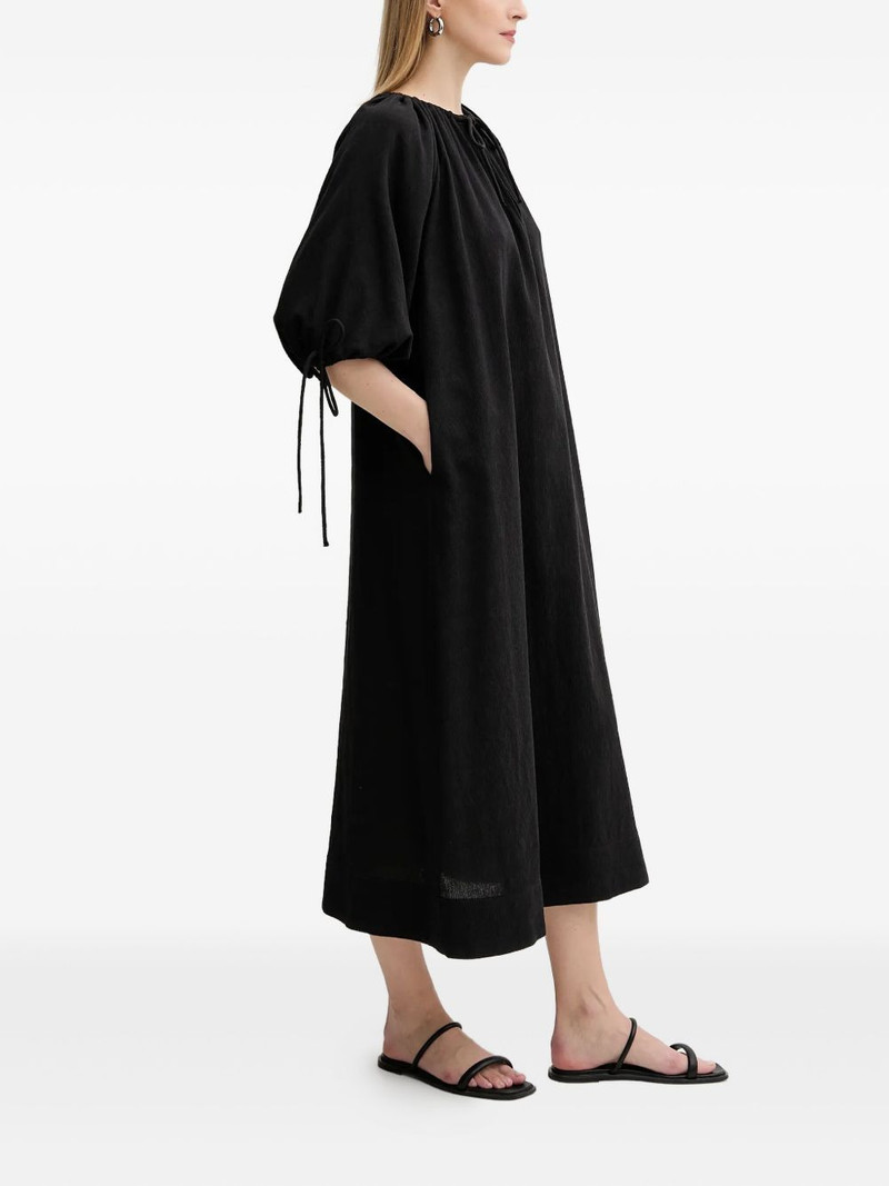 Samatera tie-detail midi dress 3