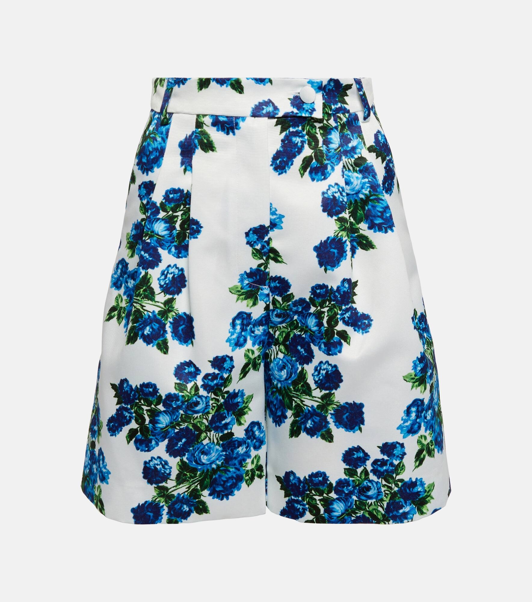 Elliotta floral high-rise shorts - 1