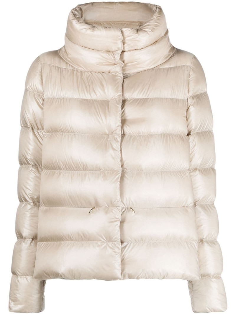 funnel neck padded jacket 1
